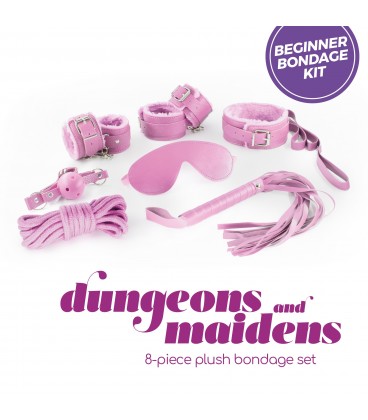 CRUSHIOUS DUNGEONS & MAIDENS BDSM KIT PINK