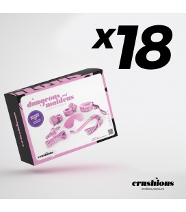 PACK OF 18 CRUSHIOUS DUNGEONS & MAIDENS BDSM KIT PINK