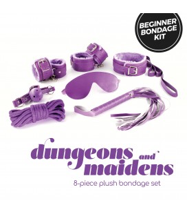 CRUSHIOUS DUNGEONS & MAIDENS BDSM KIT PURPLE