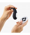 CRUSHIOUS COCOON RECHARGEABLE VIBRATING EGG WITH WIRELESS REMOTE CONTROL BLACK