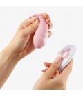 CRUSHIOUS COCOON RECHARGEABLE VIBRATING EGG WITH WIRELESS REMOTE CONTROL PINK