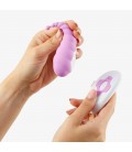 CRUSHIOUS COCOON RECHARGEABLE VIBRATING EGG WITH WIRELESS REMOTE CONTROL PURPLE