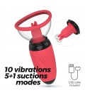 CRUSHIOUS SCARLET VULVA PUMP RECHARGEABLE STIMULATOR