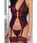 CHILIROSE CR-4635 CORSET AND THONG