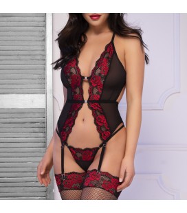 CHILIROSE CR-4635 CORSET AND THONG