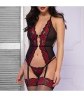 CHILIROSE CR-4635 CORSET AND THONG