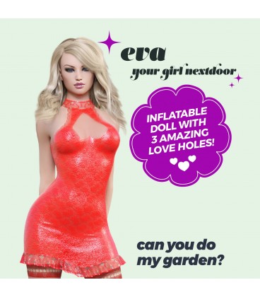 CRUSHIOUS EVA THE GIRL NEXT DOOR INFLATABLE DOLL BLONDE