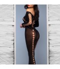 BODYSTOCKING CR-4646 NEGRO CHILIROSE