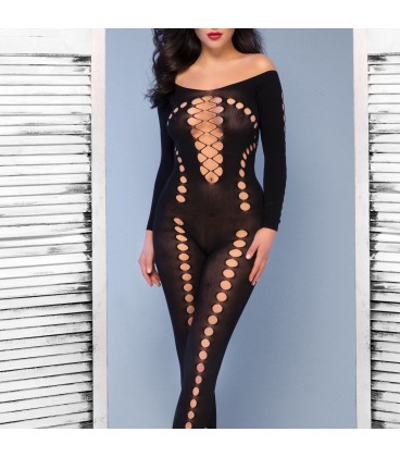 BODYSTOCKING CR-4646 NEGRO CHILIROSE