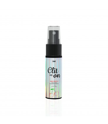 SPRAY ESTIMULADOR PARA CLITÓRIS CLIT ON ME FRUTOS ROJOS INTT 12ML