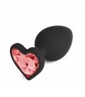 CRUSHIOUS CUORE SMALL ANAL PLUG WITH 4 INTERCHANGEABLE JEWELS