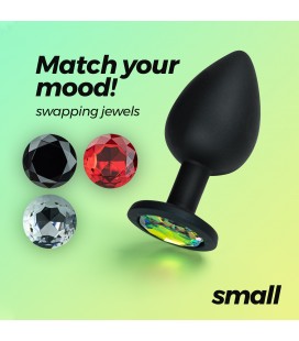 CRUSHIOUS CAMILEO SMALL ANAL PLUG WITH 4 INTERCHANGEABLE JEWELS