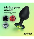 CAMILEO PLUG ANAL PEQUEÑO CON 4 JOYAS INTERCAMBIABLES CRUSHIOUS