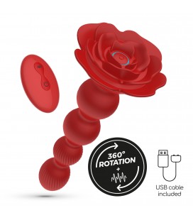 CRUSHIOUS ROSALINE ROTATING ANAL PLUG WITH REMOTE CONTROL