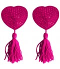 CUBRE PEZONES OUCH! HEART NIPPLE TASSELS ROSA