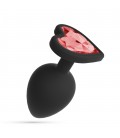 CRUSHIOUS CUORE LARGE ANAL PLUG WITH 4 INTERCHANGEABLE JEWELS