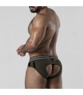 CUECA BACKROOM BOTTOMLESS LOCKER GEAR CAQUI