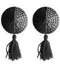 ROUND NIPPLE TASSELS OUCH! NIPPLE COVERS BLACK