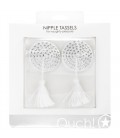ROUND NIPPLE TASSELS OUCH! NIPPLE COVERS WHITE