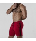 LOCKER GEAR SIDE STRIPE SHORT RED