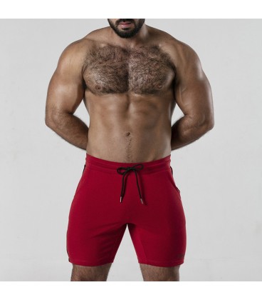 PANTALÓN CORTO SIDE STRIP SHORT ROJO LOCKER GEAR