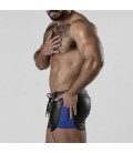 CALÇÃO PERNEIRA 2 WAY ZIPPER CONTRAST SHORT AZUL LOCKER GEAR