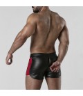 LOCKER GEAR 2 WAY ZIPPER CONTRAST SHORT RED