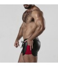 LOCKER GEAR 2 WAY ZIPPER CONTRAST SHORT RED