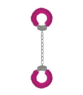 ESPOSAS CON PELUCHE PARA LOS TOBILLOS OUCH! BEGINNER'S LEGCUFFS ROSA