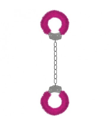 ALGEMAS COM PELUCHE PARA OS TORNOZELOS OUCH! BEGINNER'S LEGCUFFS ROSA