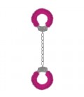 ALGEMAS COM PELUCHE PARA OS TORNOZELOS OUCH! BEGINNER'S LEGCUFFS ROSA