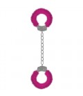 ALGEMAS COM PELUCHE PARA OS TORNOZELOS OUCH! BEGINNER'S LEGCUFFS ROSA