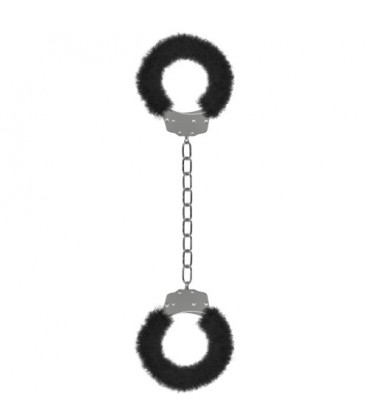 OUCH! BEGINNER'S FURRY LEGCUFFS BLACK