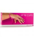 ALGEMAS DESCARTÁVEIS DE PLÁSTICO OUCH! ZIP TIE CUFFS ROSA