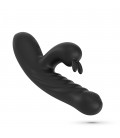 LAPIN VIBRADOR CONEJO RECARGABLE CON EMPUJE NEGRO CRUSHIOUS