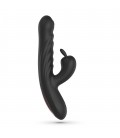 LAPIN VIBRADOR CONEJO RECARGABLE CON EMPUJE NEGRO CRUSHIOUS