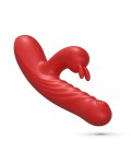 LAPIN VIBRADOR CONEJO RECARGABLE CON EMPUJE ROJO CRUSHIOUS