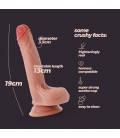 DILDO DE SILICONE LÍQUIDO INVIKTUS 7 CRUSHIOUS PELE