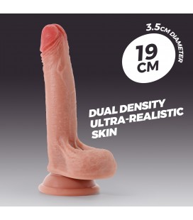 DILDO DE SILICONE LÍQUIDO INVIKTUS 7 CRUSHIOUS PELE