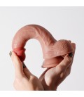 DILDO DE SILICONE LÍQUIDO INVIKTUS 8 CRUSHIOUS PELE