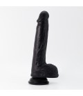 CRUSHIOUS INVIKTUS 8 LIQUID SILICONE DILDO BLACK