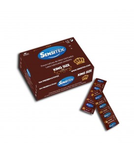 SENSITEX NATURAL CONDOMS XKING SIZE 144 UNITS