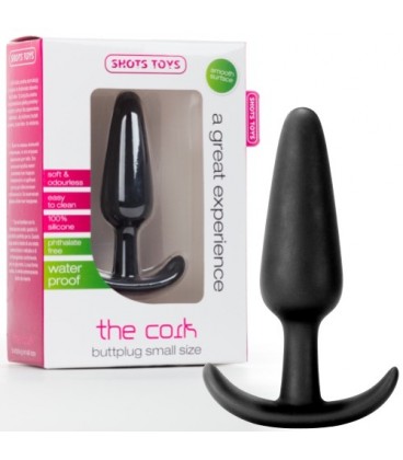 THE CORK ANAL PLUG BLACK SMALL