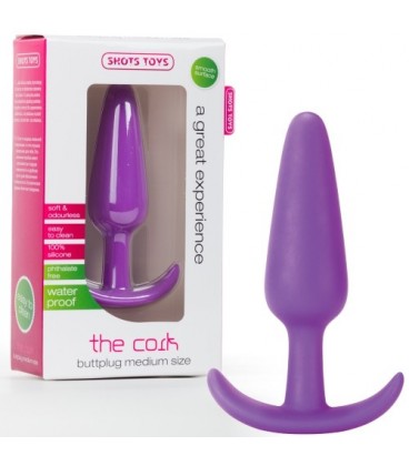 THE CORK ANAL PLUG PURPLE MEDIUM