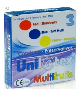 MULTI-FRUITS CONDOMS 3 UNITS