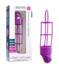 FUNDA PARA EL PENE RIBBED COCKCAGE MORADO
