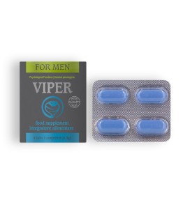 CÁPSULAS ESTIMULANTES VIPER PARA HOMBRE 4 CAPS