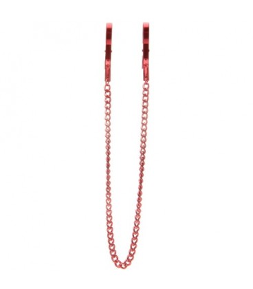 OUCH! PINCERS NIPPLE CLAMPS RED