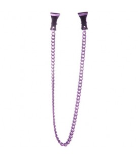 OUCH! PINCH NIPPLE CLAMPS PURPLE