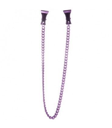 OUCH! PINCH NIPPLE CLAMPS PURPLE